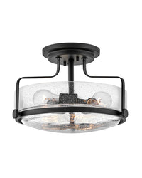 Hinkley - 3641BK-CS - LED Semi-Flush Mount - Harper - Black