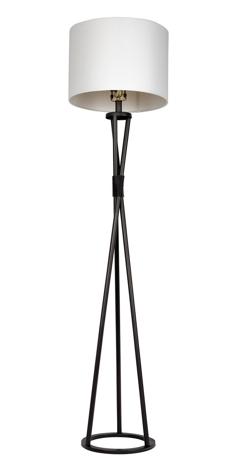 Craftmade - 86203 - Floor Lamp One Light Floor Lamp in Flat Black Finish - Floor Lamp