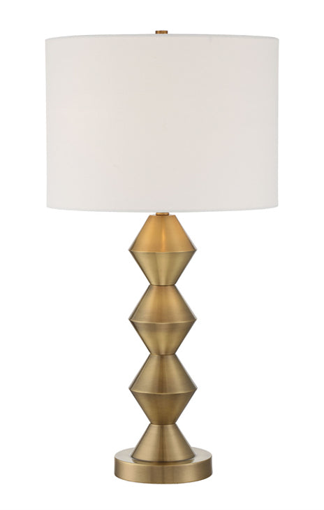 Craftmade - 86244 - Table Lamp One Light Table Lamp in Satin Brass Finish - Table Lamp