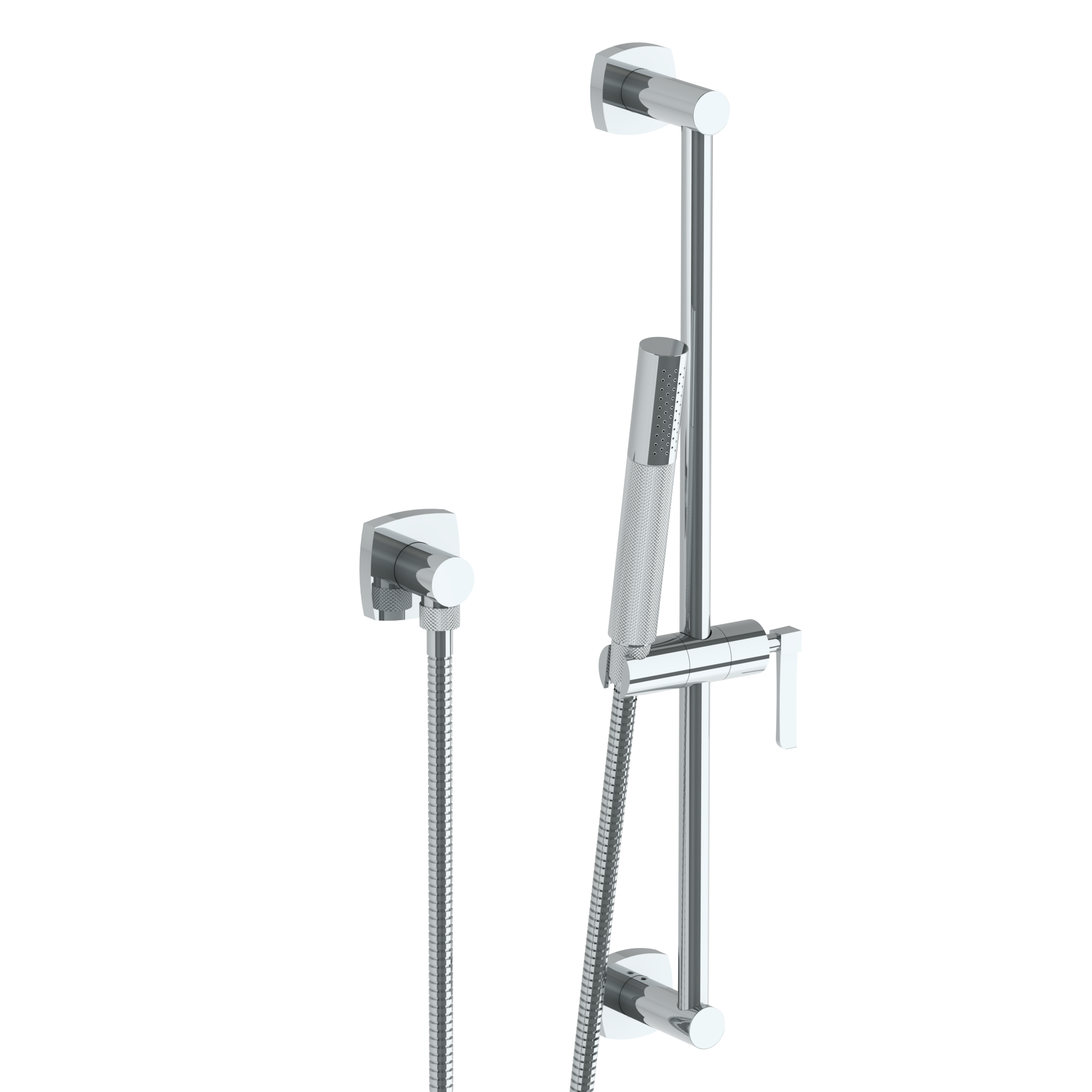 Positioning Bar Shower Kit With Slim Hand Shower And 69" Hose