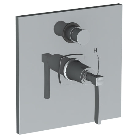 Wall Mounted Pressure Balance Shower Trim With Diverter, 7"