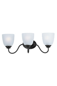 Maxim - 10073FTBK - Three Light Bath Vanity - Stefan - Black