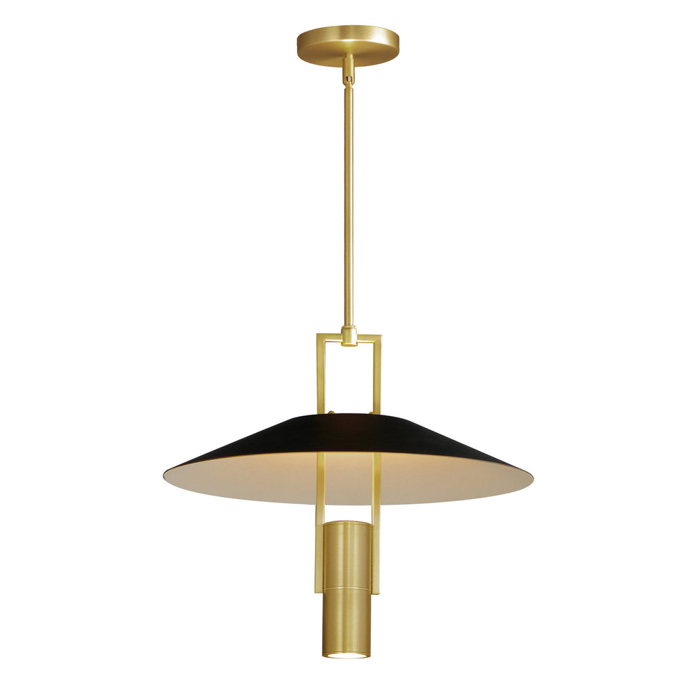 Maxim - 10098BKSBR - LED Pendant - Tahoe - Black / Satin Brass