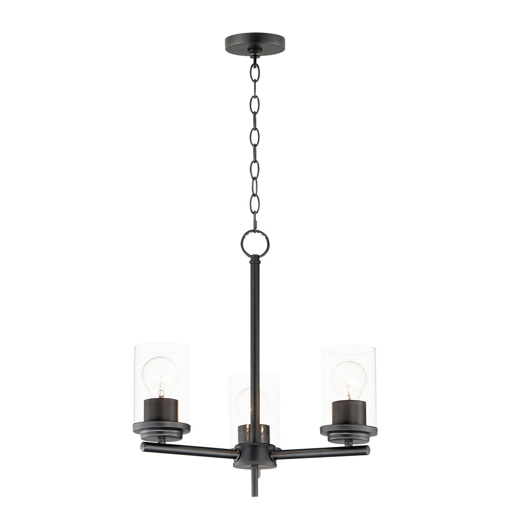 Corona Three Light Chandelier in Multiple Finishes - Maison&Co.