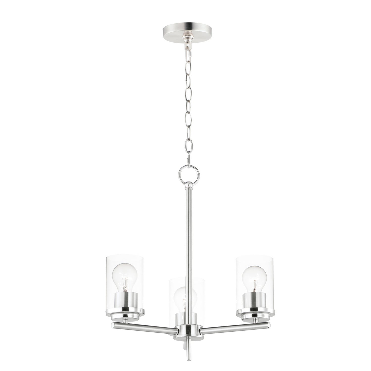Corona Three Light Chandelier in Multiple Finishes - Maison&Co.