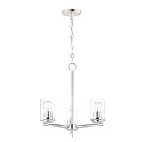 Corona Three Light Chandelier in Multiple Finishes - Maison&Co.