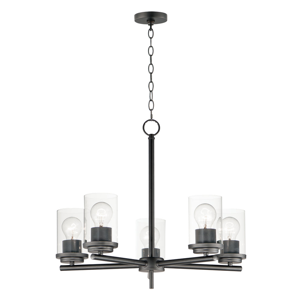 Corona Five Light Chandelier in Multiple Finishes - Maison&Co.