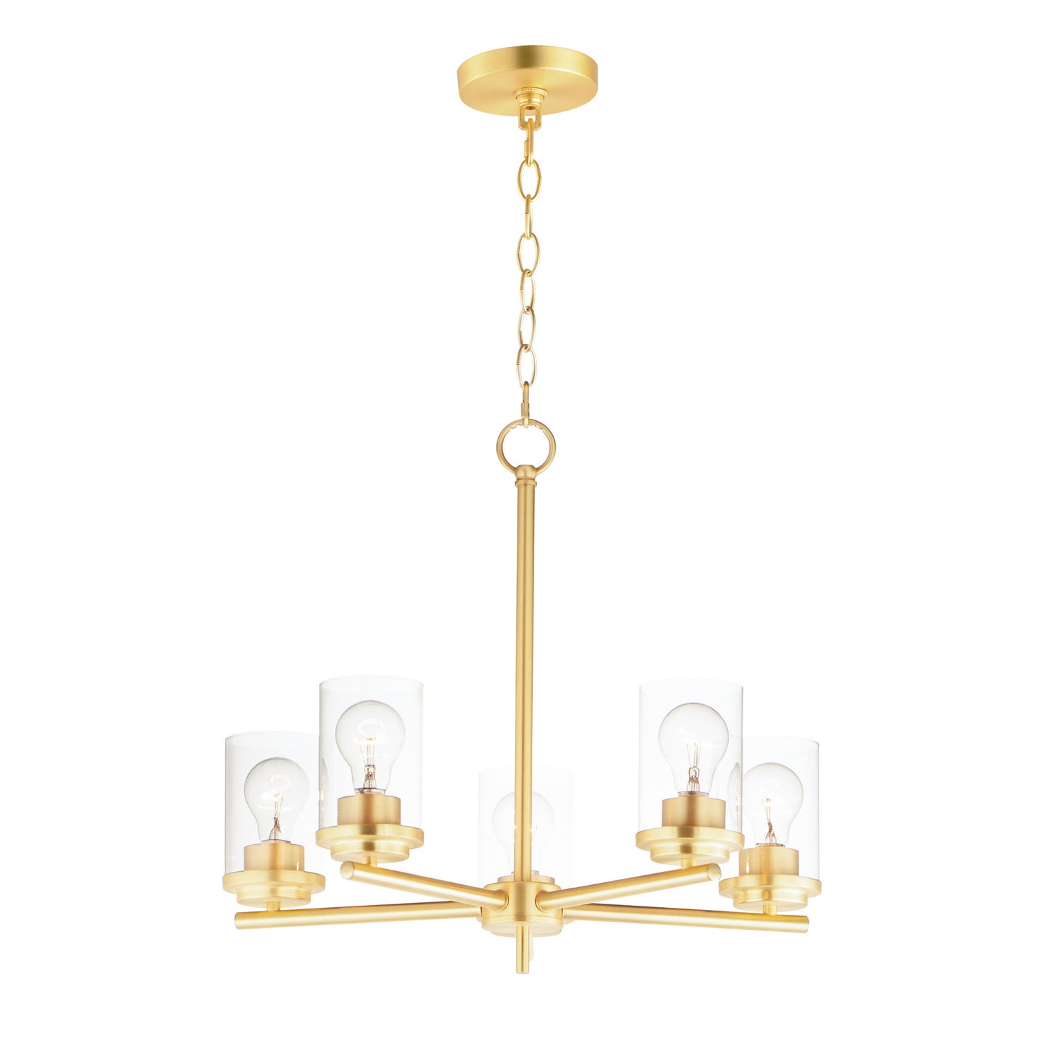 Corona Five Light Chandelier in Multiple Finishes - Maison&Co.