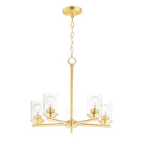 Corona Five Light Chandelier in Multiple Finishes - Maison&Co.