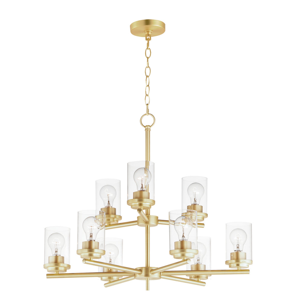 Corona Nine Light Chandelier in Multiple Finishes - Maison&Co.