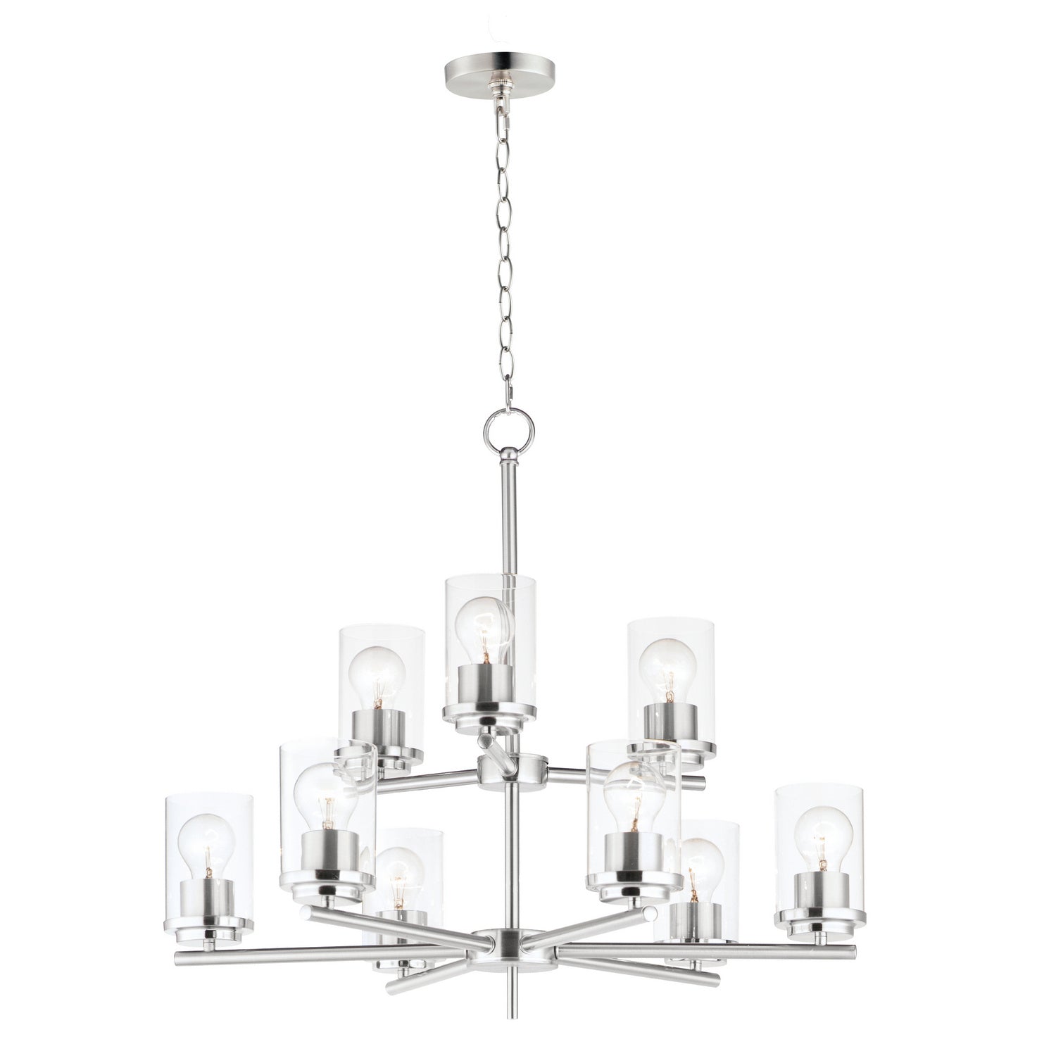 Corona Nine Light Chandelier in Multiple Finishes - Maison&Co.