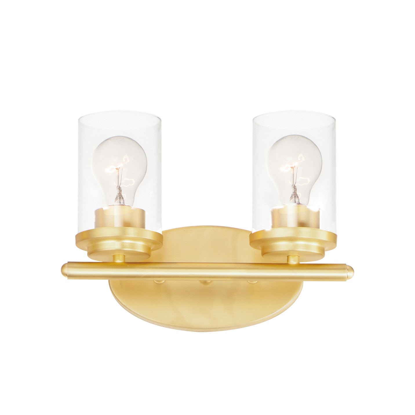 Corona Two Light Bath Vanity in Multiple Finishes