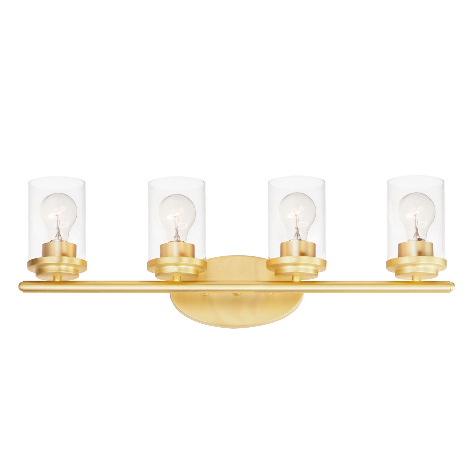 Corona Four Light Bath Vanity in Multiple Finishes
