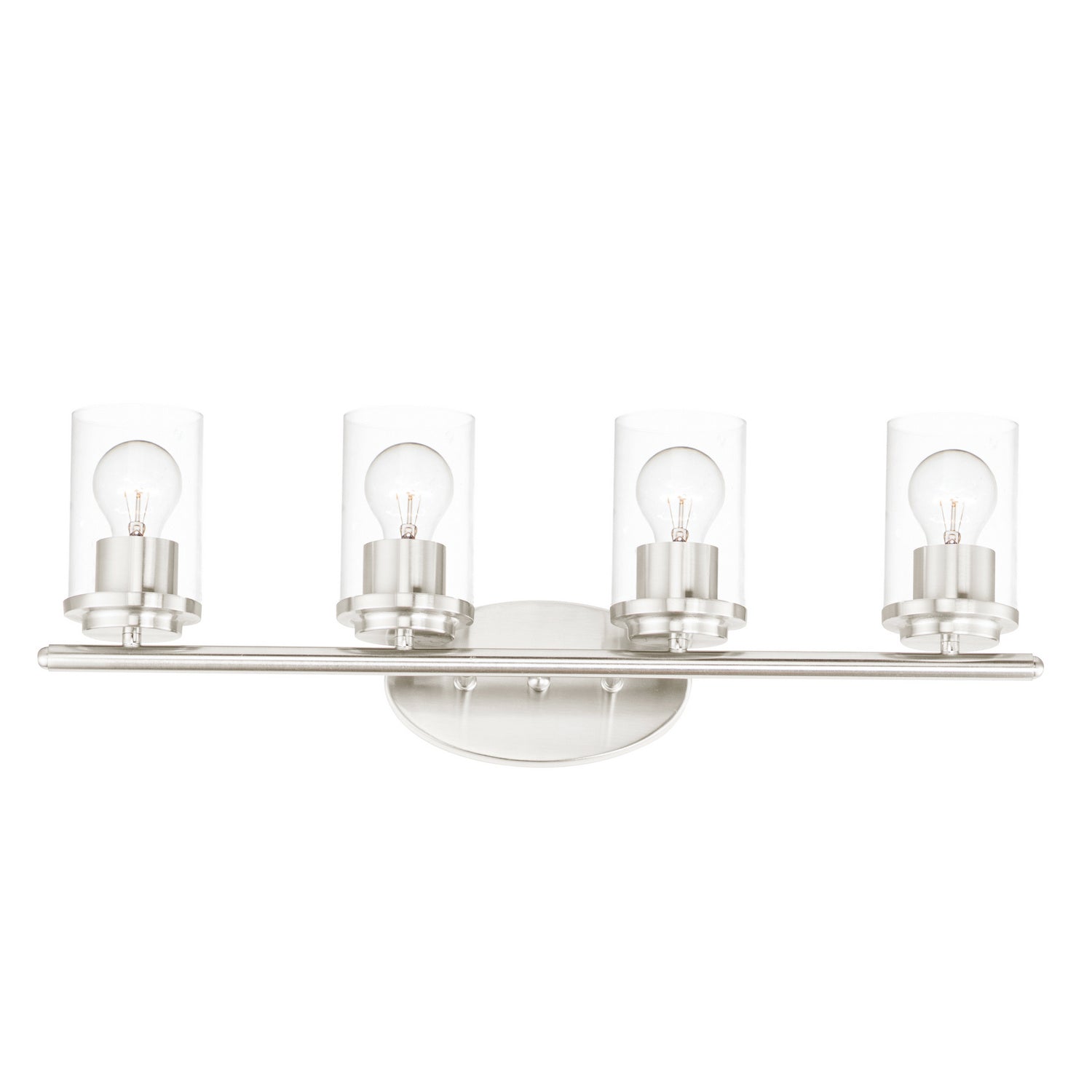 Corona Four Light Bath Vanity in Multiple Finishes
