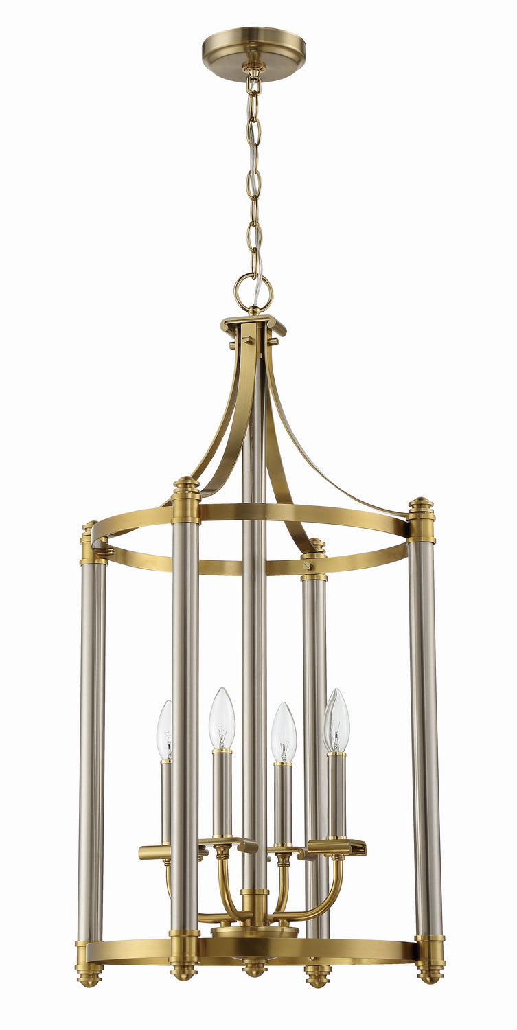 Craftmade - 54834 - Stanza Four Light Foyer Pendant in Mulltiple Finishes - Stanza