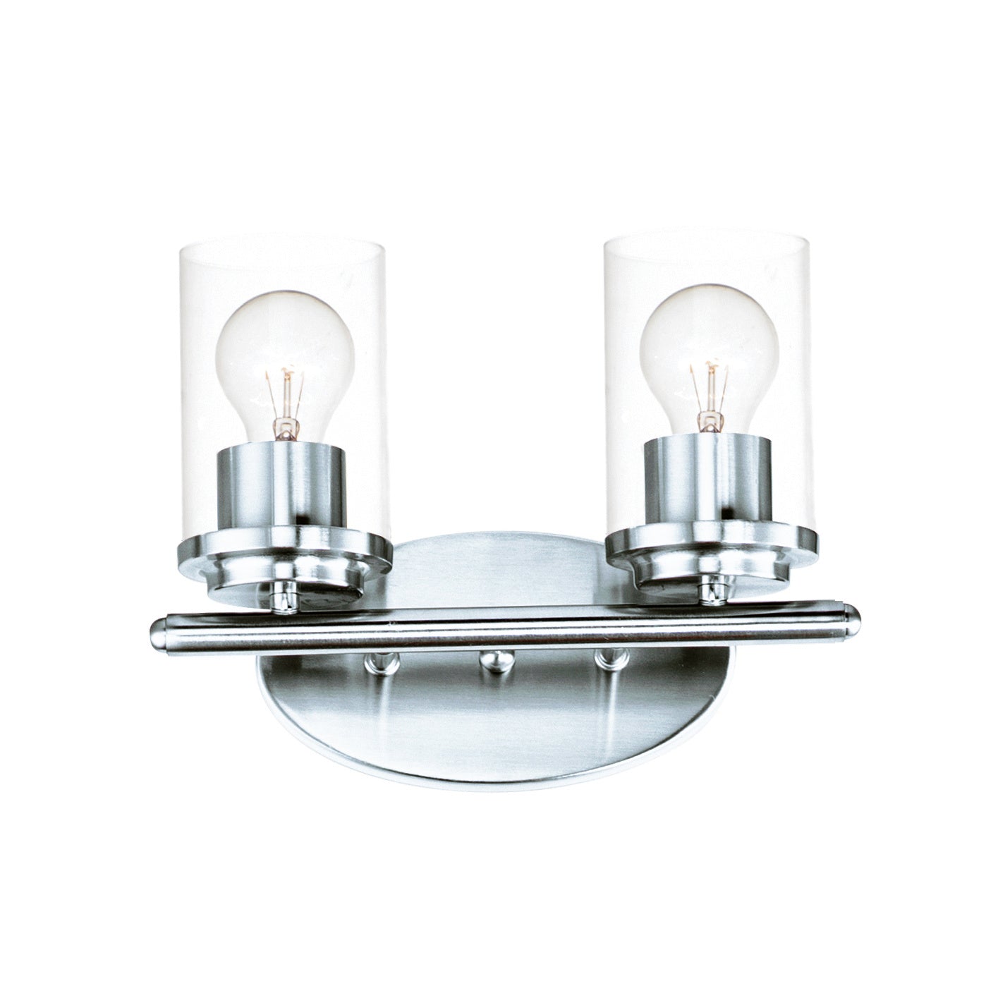 Corona Two Light Bath Vanity in Multiple Finishes