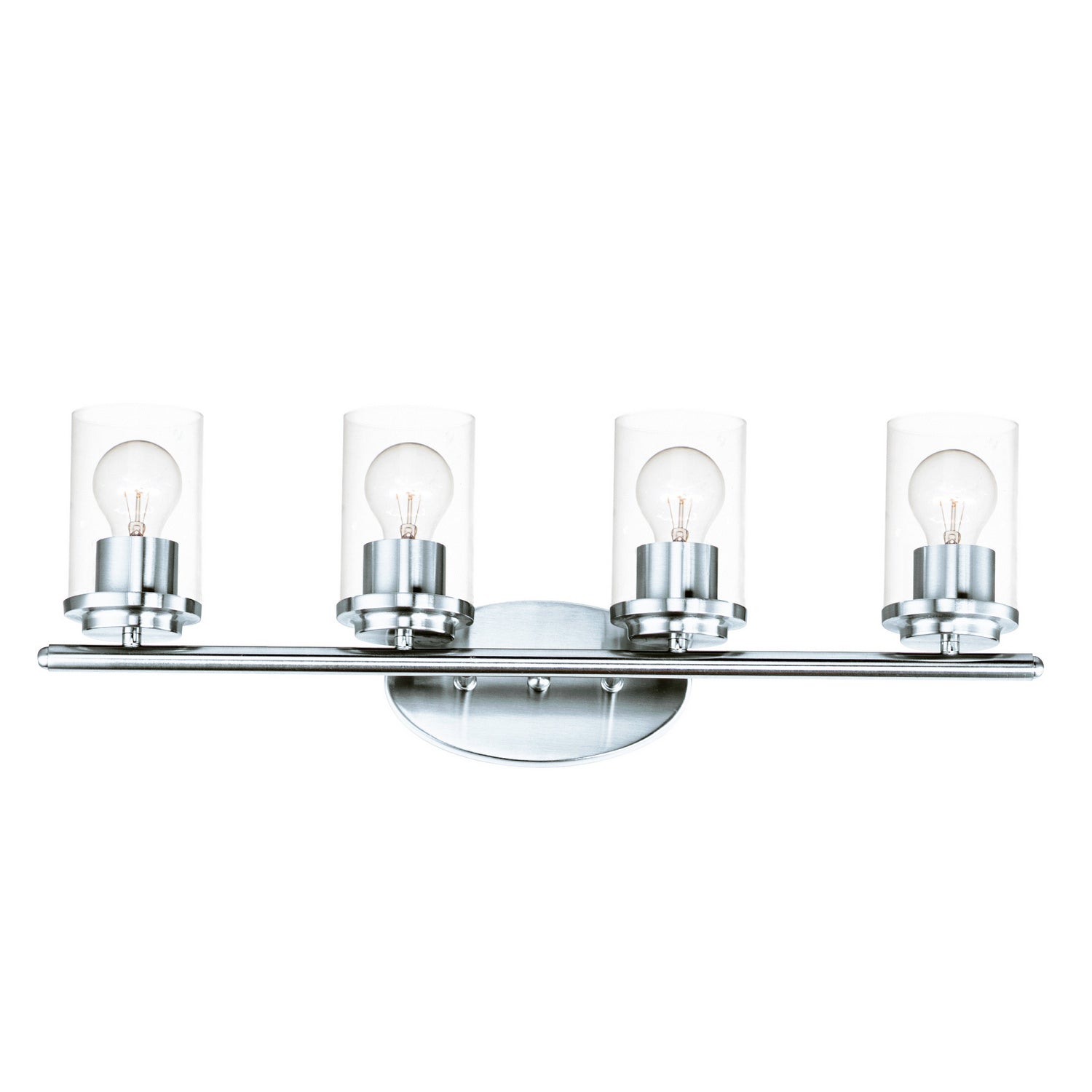 Corona Four Light Bath Vanity in Multiple Finishes