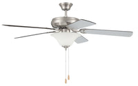 Craftmade - DCF52C1W - Decorator's Choice Bowl Light Kit 52"Ceiling Fan in Mulltiple Finishes - Decorator's Choice Bowl Light Kit