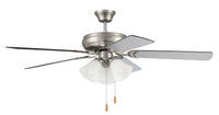 Craftmade - DCF52C3W - Decorator's Choice 3 Light Kit 52"Ceiling Fan in Mulltiple Finishes - Decorator's Choice 3 Light Kit