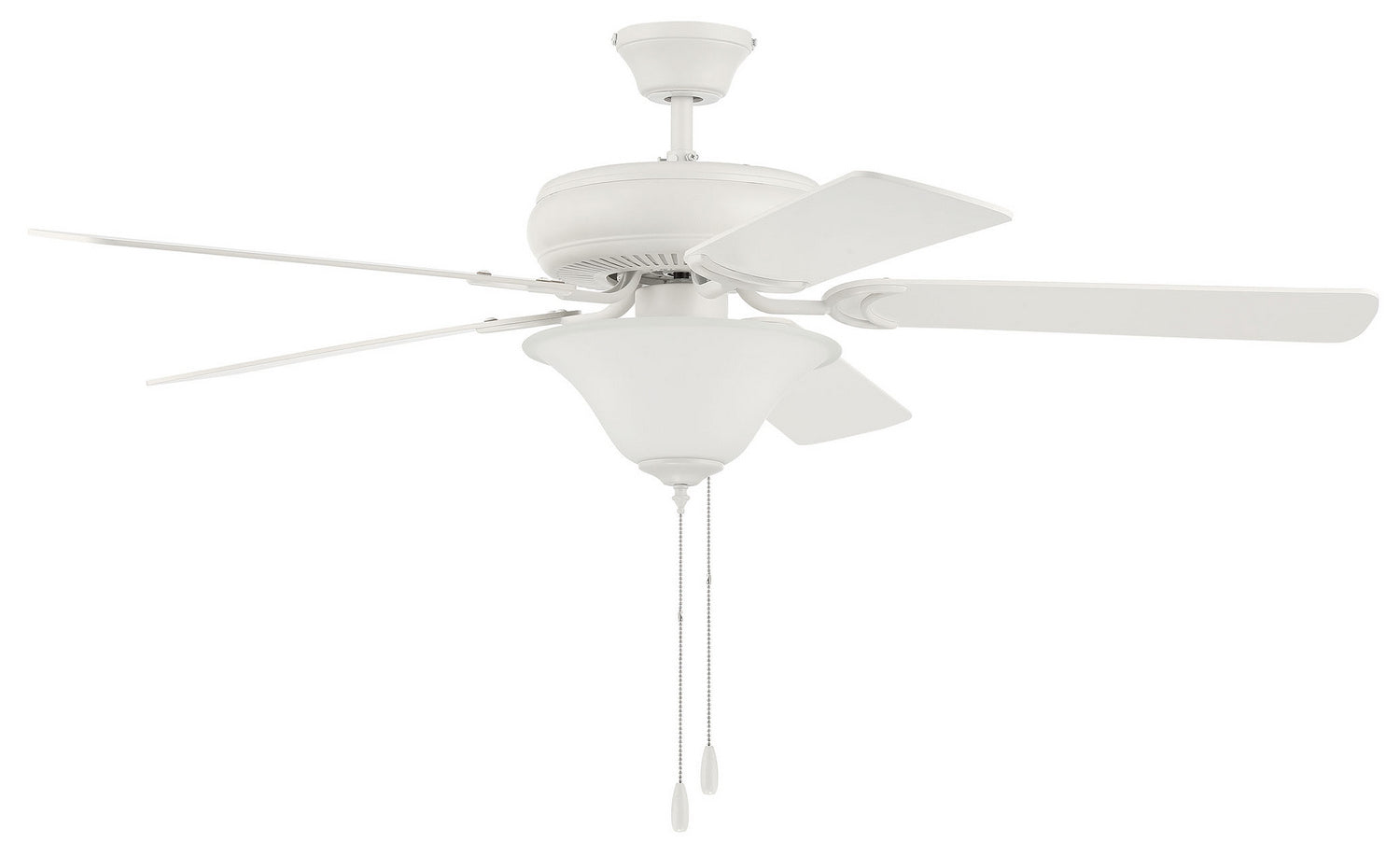 Craftmade - DCF52C1W - Decorator's Choice Bowl Light Kit 52"Ceiling Fan in Mulltiple Finishes - Decorator's Choice Bowl Light Kit