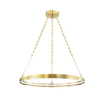 Hudson Valley - 7128-AGB - LED Chandelier - Rosendale - Aged Brass