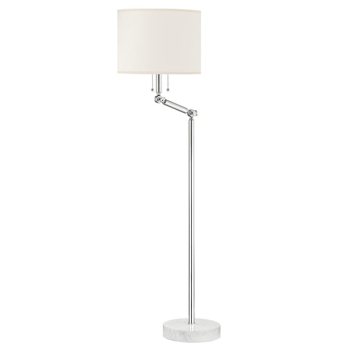 Hudson Valley - MDSL151-PN - Two Light Floor Lamp - Essex - Polished Nickel