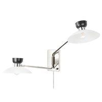 Mitzi - HL481202-PN - Two Light Wall Sconce - Whitley - Polished Nickel