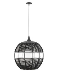 Hinkley - 19675BK - LED Hanging Lantern - Maddox - Black