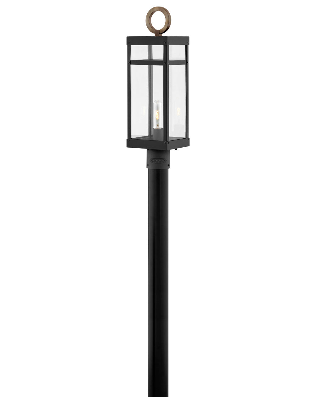 Hinkley - 2801BK-LL - LED Post Top or Pier Mount Lantern - Porter - Black