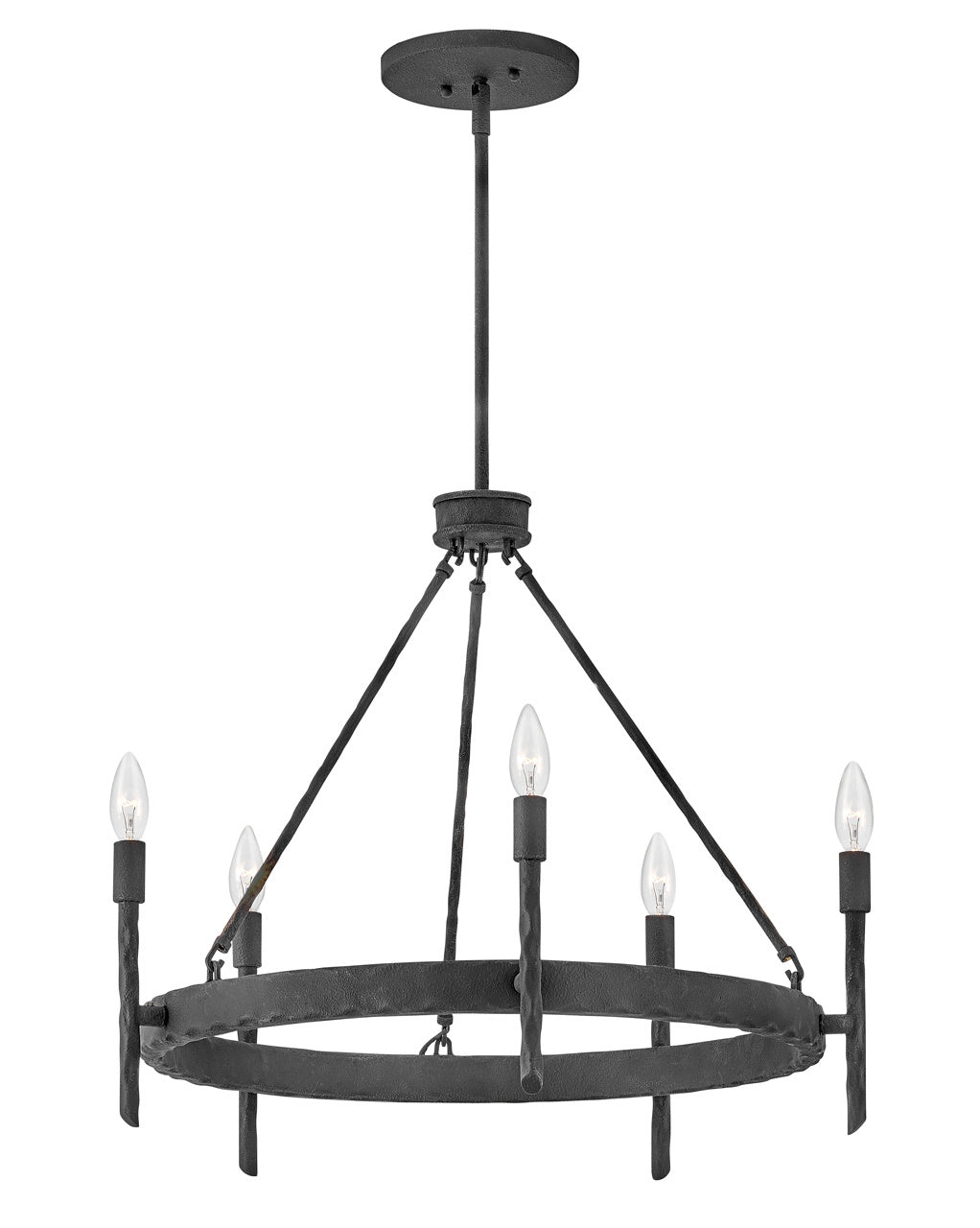 Hinkley - 3675FE - LED Pendant - Tress - Forged Iron