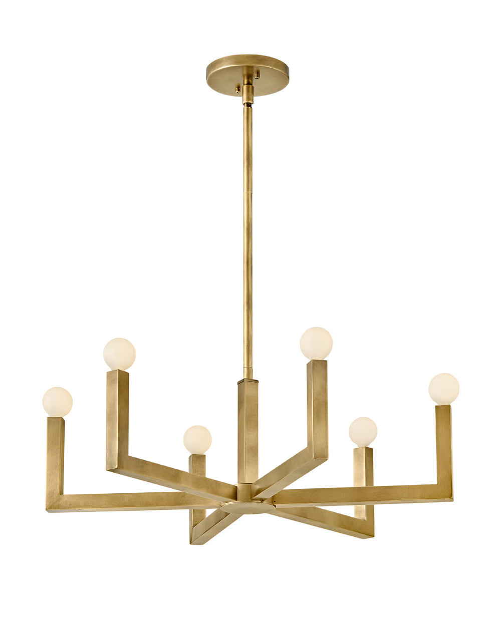 Hinkley - 45046HB - LED Chandelier - Ezra - Heritage Brass