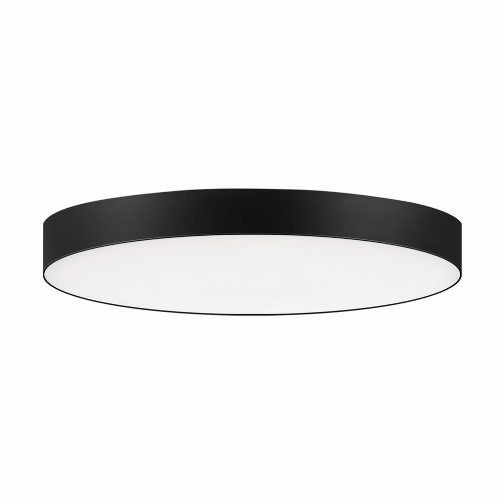 Maxim - 57882WTBK - LED Flush Mount - Trim - 0-10 V - Black