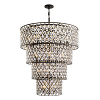 Varaluz - 345C21CBHG - 21 Light Chandelier - Windsor - Carbon/Havana Gold