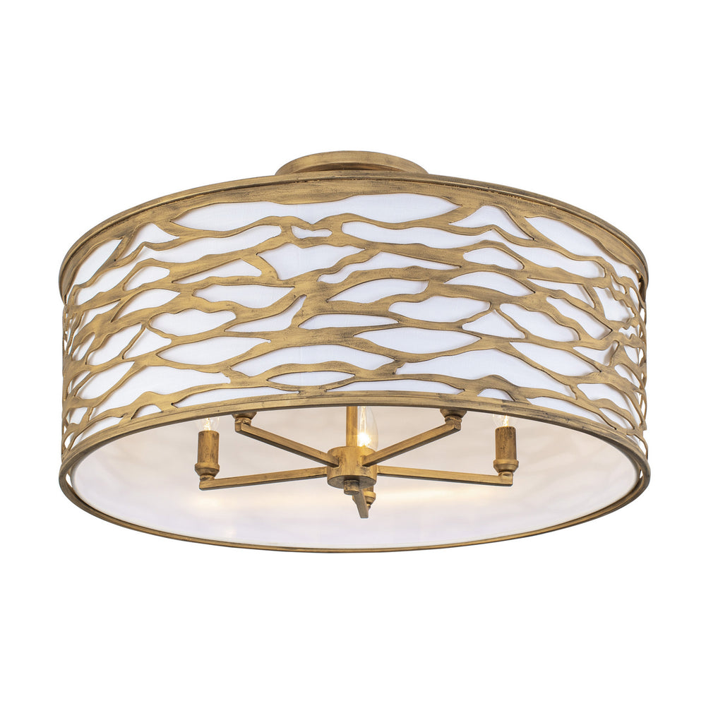 Varaluz - 348S05HG - Five Light Convertible Semi-Flush/Pendant - Kato - Havana Gold