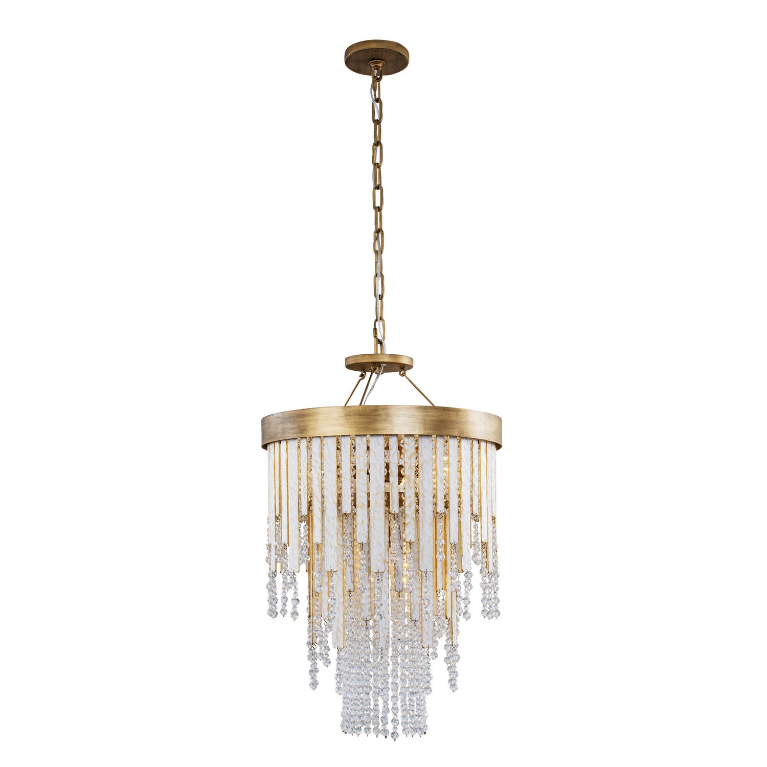 Varaluz - 359C04HG - Four Light Chandelier - Lafayette - Havana Gold