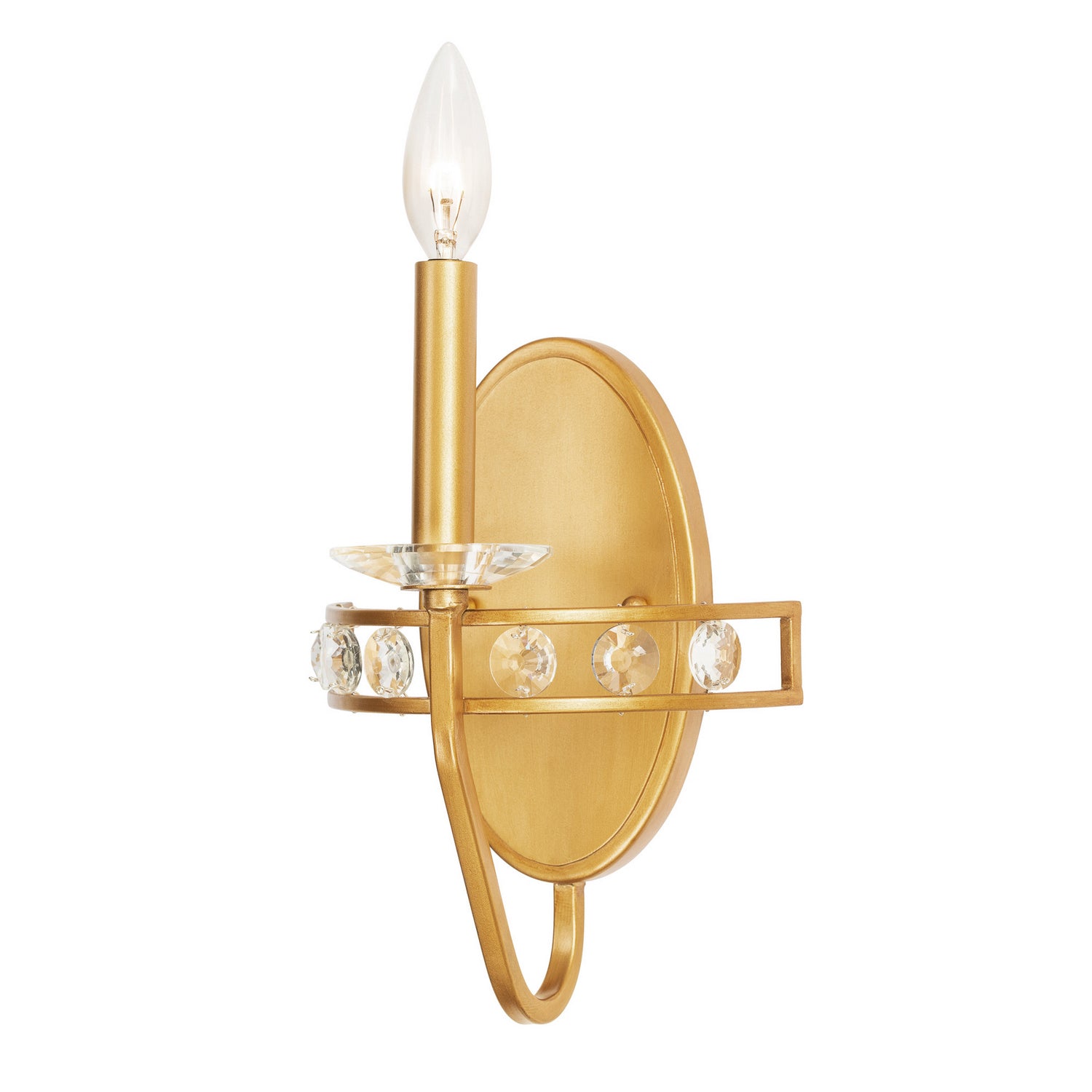 Varaluz - 363W01AG - One Light Wall Sconce - Monroe - Antique Gold