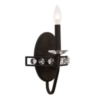 Varaluz - 363W01CB - One Light Wall Sconce - Monroe - Carbon