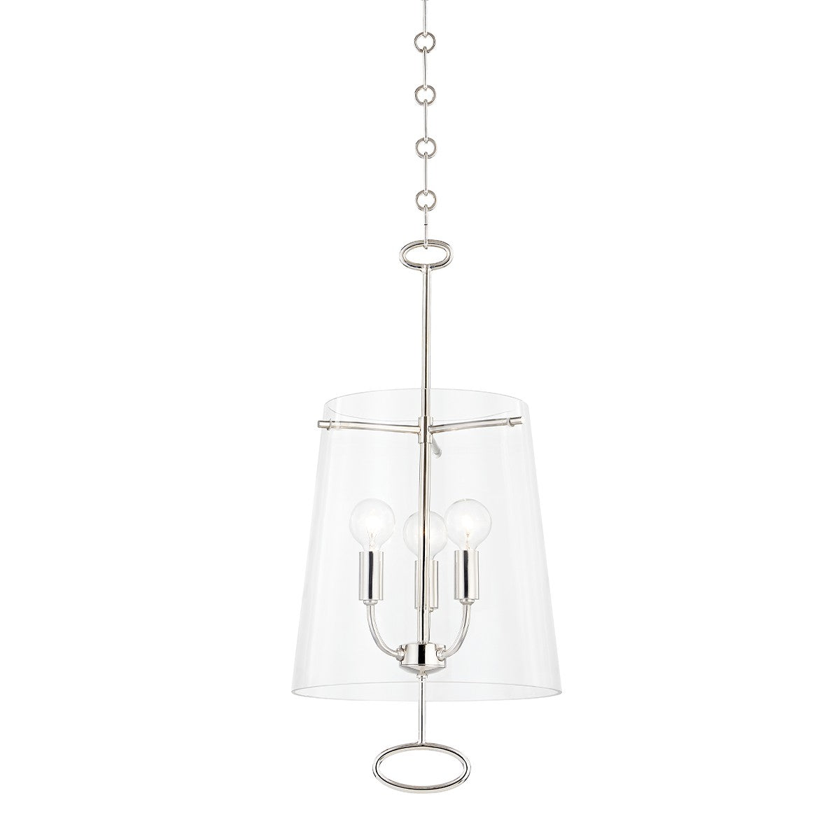 Hudson Valley - 4711-PN - Three Light Pendant - James - Polished Nickel