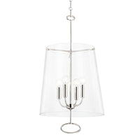 Hudson Valley - 4717-PN - Four Light Pendant - James - Polished Nickel