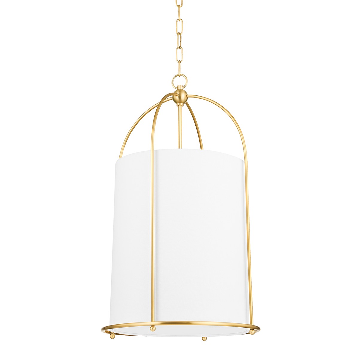 Hudson Valley - 4816-AGB - One Light Lantern - Orlando - Aged Brass