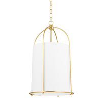 Hudson Valley - 4816-AGB - One Light Lantern - Orlando - Aged Brass