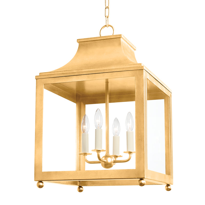 Mitzi - H259704L-VGL - Four Light Pendant - Leigh - Vintage Gold Leaf