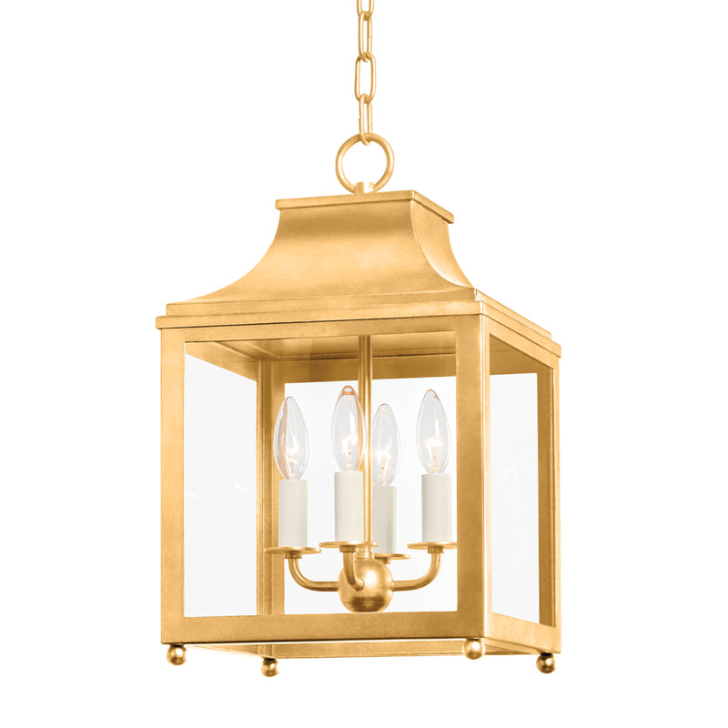 Mitzi - H259704S-VGL - Four Light Pendant - Leigh - Vintage Gold Leaf