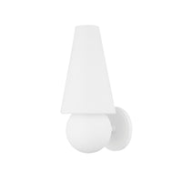 Troy Lighting - B5671-TWH - One Light Wall Sconce - Cassius - Textured White