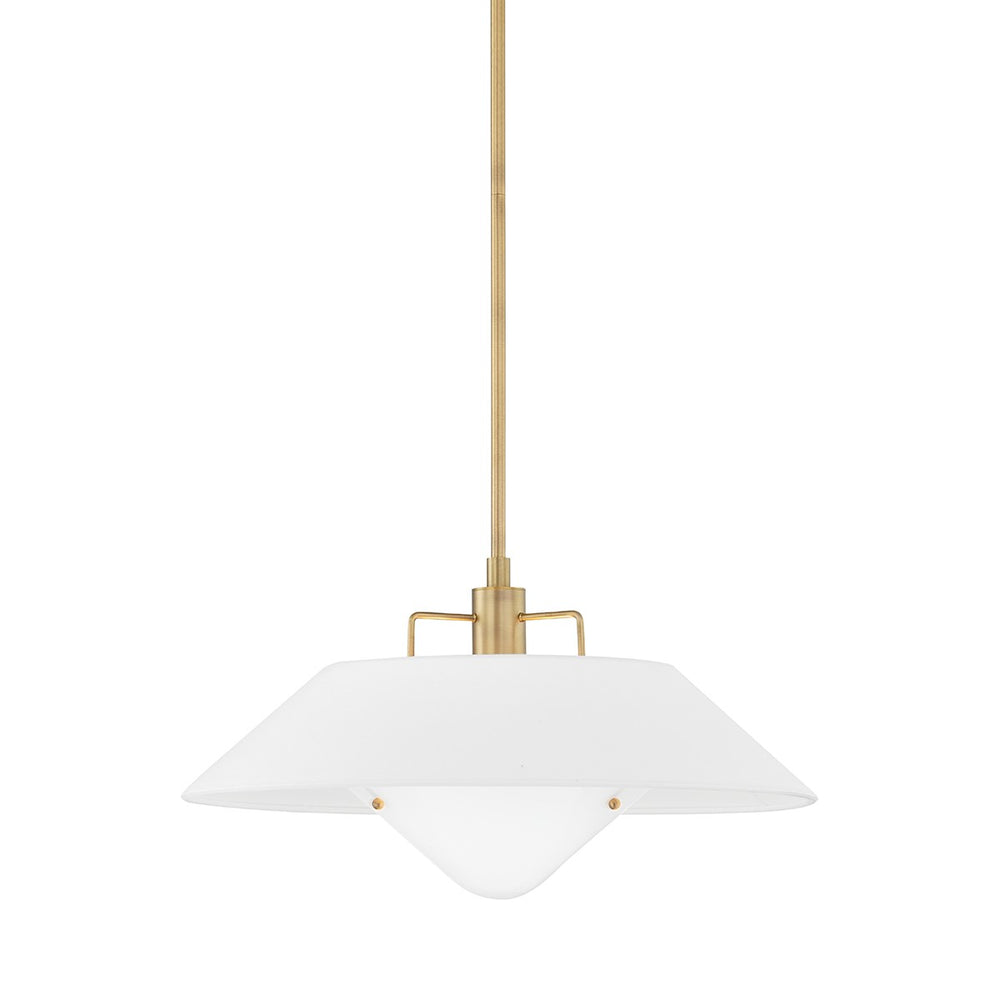 Troy Lighting - F8421-PBR - One Light Pendant - Otto - Patina Brass