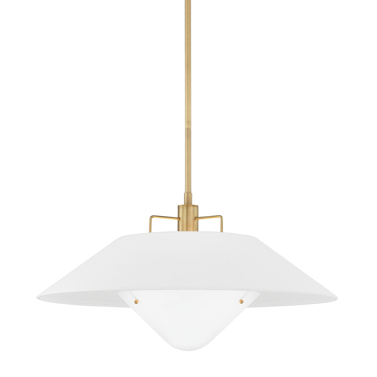 Troy Lighting - F8428-PBR - Two Light Pendant - Otto - Patina Brass