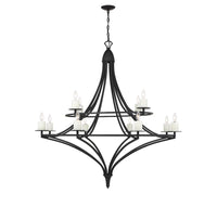 Savoy House - 1-1672-12-89 - 12 Light Chandelier - Director - Matte Black