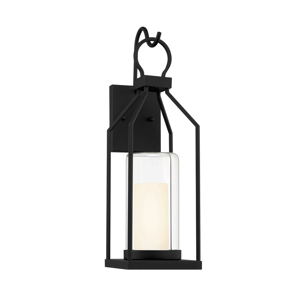 Savoy House - 5-1985-BK - One Light Outdoor Wall Lantern - Hamilton - Matte Black