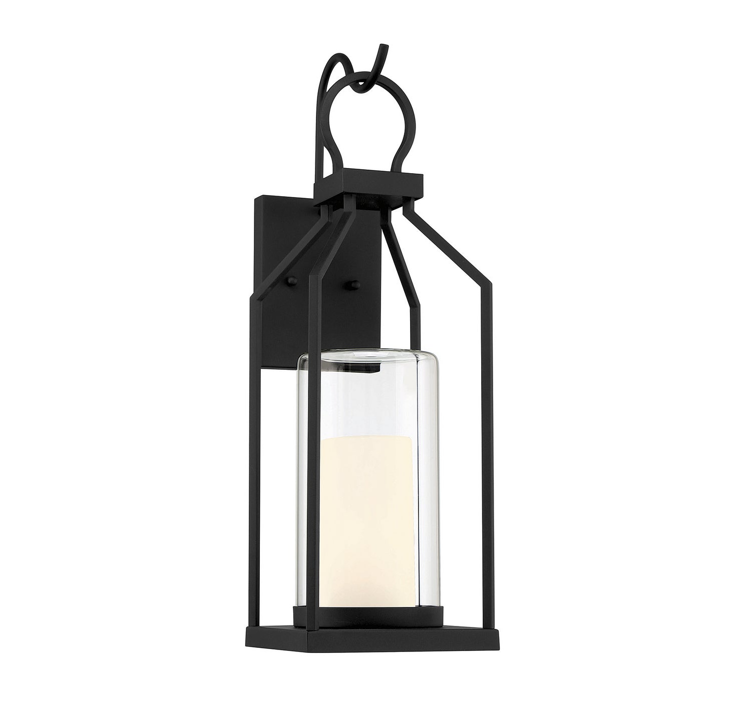 Savoy House - 5-1986-BK - One Light Outdoor Wall Lantern - Hamilton - Matte Black