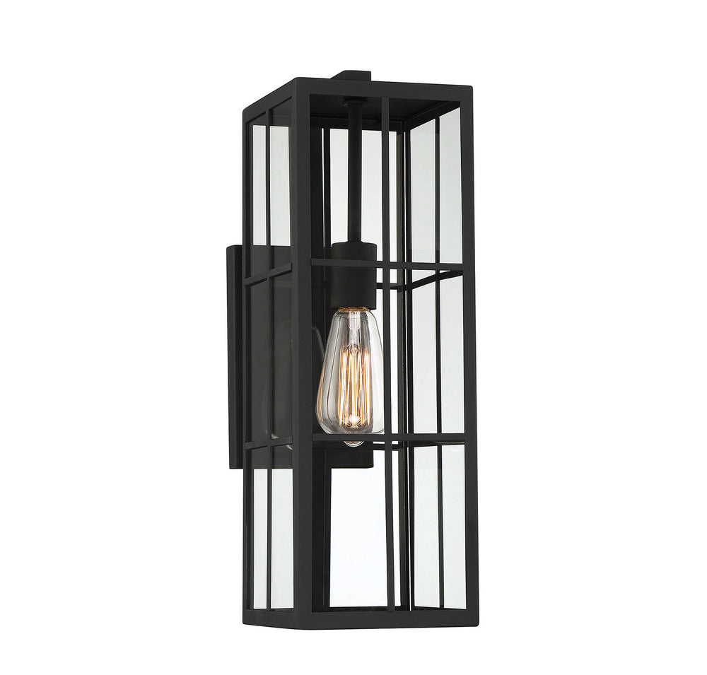 Savoy House - 5-1990-BK - One Light Outdoor Wall Lantern - Ericson - Matte Black